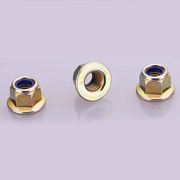 Flange nylon locking nut GB6183