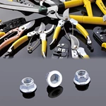 Flange nylon locking nut GB6187